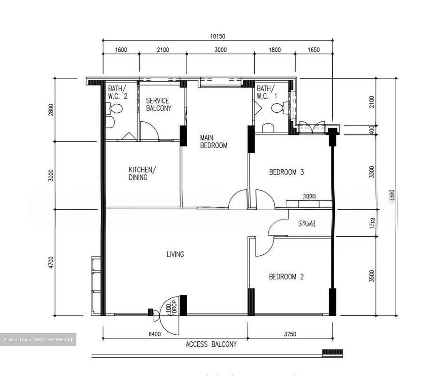 Blk 732 Woodlands Circle (Woodlands), HDB 4 Rooms #554432161